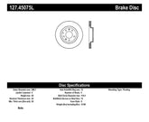 StopTech 06-10 Mazda Miata MX-5 Drilled & Slotted Front Left Rotor