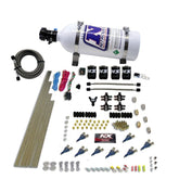 Nitrous Express 8 Cyl Piranha Direct Port 4 Solenoids Nitrous Kit (200-500HP) w/5lb Bottle