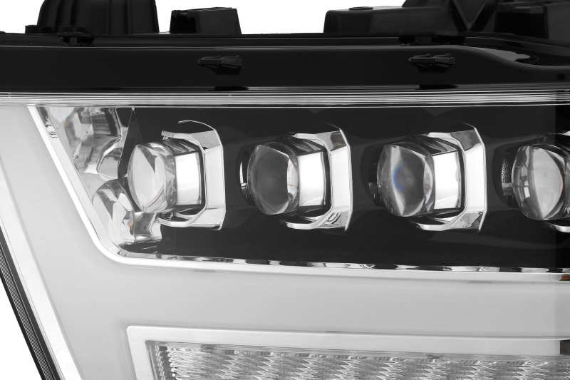 AlphaRex 19-20 Ram 1500HD NOVA LED Proj Headlights Plank Style Chrome w/Activ Light/Seq Signal/DRL AlphaRex 19-20 Ram 1500HD NOVA LED Proj Headlights Plank Style Chrome w/Activ Light/Seq Signal/DRL