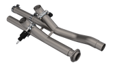 QTP 17-18 Ford Raptor EC/CC 2.5in 304SS Aggressor Cutout Dual Mid Pipes