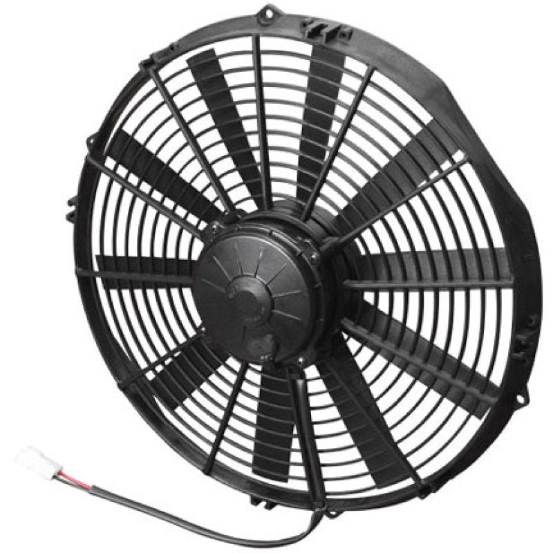 SPAL 1623 CFM 14in High Performance Fan - Pull/Straight (VA08-AP70/LL-23MA) SPAL 1623 CFM 14in High Performance Fan - Pull/Straight (VA08-AP70/LL-23MA)
