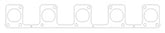 Cometic 04-05 Dodge Viper .030 inch MSL Gen III Exhaust Gasket
