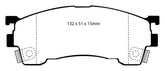 EBC 93-97 Ford Probe 2.0 16v Yellowstuff Front Brake Pads