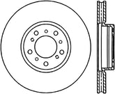 StopTech 01-06 BMW M3 Drilled Left Front CRYO Rotor