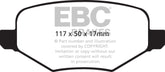 EBC 11-14 Ford Edge 2.0 Turbo Redstuff Rear Brake Pads