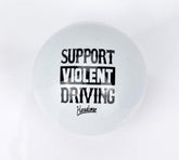 NRG Hardcore Collab Painted White Round Shifter Heavy Weight