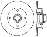 StopTech 99-02 VW Cabrio/Cabriolet / 89-81 Corrado / 93-98 Golf GL Slotted & Drilled Left Rear Roto