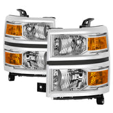 Spyder Chevrolet Silverado 1500 14-15 (Non-HD) OEM Style Headlights - Chrome HD-JH-CS14-AM-C
