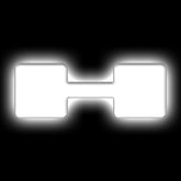 ORACLE Lighting Universal Illuminated LED Letter Badges - Matte White Surface Finish - H