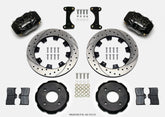 Wilwood Forged Dynalite Front Hat Kit 12.19in Drilled 2002 Mitsubishi Lancer