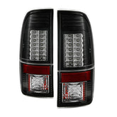 Spyder Ford Super Duty 08-15 Version 2 LED Tail Lights Black ALT-YD-FS07-LED-G2-BK