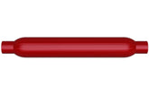 MagnaFlow Muffler Red Pack Series Glasspack 3.5in Rd 12in Body Length 1.75in/1.75in Inlet/Outlet