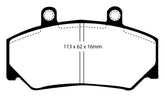 EBC 85-93 Volvo 740 2.1 (Bendix) Yellowstuff Front Brake Pads