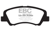 EBC 12 Hyundai Elantra 1.8 Yellowstuff Front Brake Pads