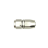 DeatschWerks 8AN Female Swivel Straight Hose End CPE - Anodized Matte Black