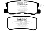 EBC 09+ Jeep Compass 2.0 (302mm Rear Rotors) Greenstuff Rear Brake Pads