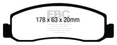 EBC 08-10 Ford F250 (inc Super Duty) 5.4 (2WD) Greenstuff Front Brake Pads