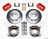 Wilwood Forged Dynalite P/S P-B Kit Drill-Zinc Red New Big Ford 2.50in Offset
