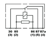 Hella Relay Mini Iso 5 Pole 24V Spdt Res Bkt