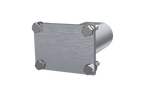 QTP 3in Weld-On QTEC Low Profile Conncetion Oval Tube Kit
