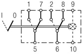 Hella Switch Rocker Spdt 6 Pole