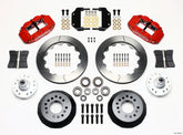 Wilwood Narrow Superlite 6R Front Hub Kit 12.88in Red Magnum Force Drop Spndle