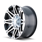 Mayhem 8010 Riot 17x8 / 5x127 BP / 10mm Offset / 87mm Hub Black/Machined Face Wheel