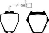 EBC 00-03 Audi A8 Quattro 4.2 (8 Pad Set) Greenstuff Front Brake Pads