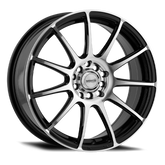 Maxxim Champ 17x7 10x108/114.3 ET40 Machined Face / Gloss Black