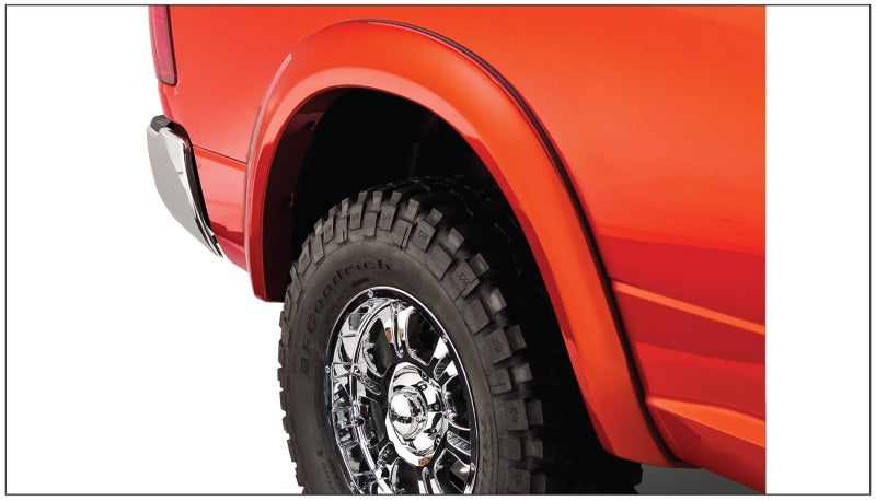 Bushwacker 10-18 Ram 1500 Fleetside Extend-A-Fender Style Flares 4pc 67.4/76.3/96.3in Bed - Black Bushwacker 10-18 Ram 1500 Fleetside Extend-A-Fender Style Flares 4pc 67.4/76.3/96.3in Bed - Black
