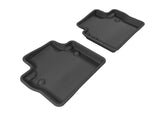3D MAXpider 2007-2016 Volvo S80 Kagu 2nd Row Floormats - Gray