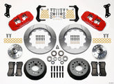 Wilwood AERO6 Front Hub Kit 14.00 Red 67-69 Camaro 64-72 Nova Chevelle
