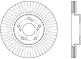 StopTech Slotted Sport Brake Rotor 2013 Honda Accord V6 Front Right