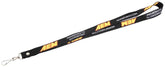 AEM Black Lanyard 3/4in x 36in w/ Swivel Clip - Red / Yellow AEM Logo