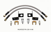 Wilwood Flexline Kit 14 inch -3 M10-1.00 IF 1/8 NPT Straight