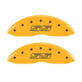 MGP 4 Caliper Covers Engraved Front & Rear Avalanche SS Yellow Finish Black Char 2000 Chevy Tahoe