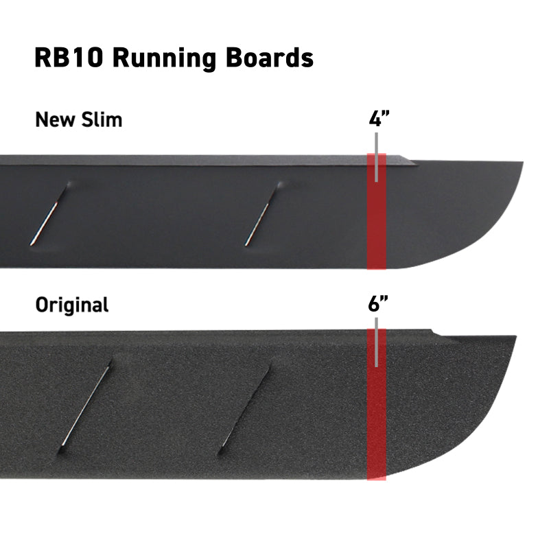 Go Rhino RB10 Slim Running Boards - Universal 48in. (Fits 2DR) - Tex. Blk Go Rhino RB10 Slim Running Boards - Universal 48in. (Fits 2DR) - Tex. Blk