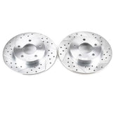Power Stop 00-05 Buick LeSabre Rear Evolution Drilled & Slotted Rotors - Pair