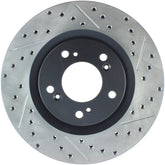 StopTech 00-09 S2000 Slotted & Drilled Left Front Rotor