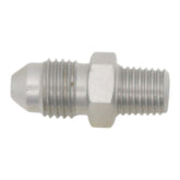 DeatschWerks 3AN Male Flare to 1/16in NPT Male - Anodized Stainless Steel