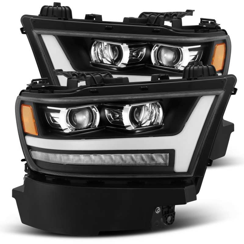 AlphaRex 19-20 Dodge Ram 1500 LUXX LED Proj Headlights Plnk Style Black w/Activ Light/Seq Signal/DRL AlphaRex 19-20 Dodge Ram 1500 LUXX LED Proj Headlights Plnk Style Black w/Activ Light/Seq Signal/DRL
