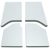 DEI 11-18 Jeep Wrangler JK 2-Door Boom Mat Headliner - 4 Piece - White