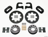 Wilwood Forged Dynalite Rear Drag Kit Drilled Rotor 58-64 Olds/Pont .690in Studs