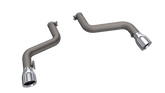 QTP 16-18 Chevrolet Camaro SS 6.2L 304SS Eliminator Muffler Delete Axle Back Exhaust w/4.5in Tips