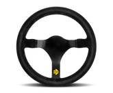 Momo MOD31 Steering Wheel 320 mm - Black Suede/Black Spokes
