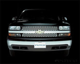 Putco 01-02 Chevrolet Silverado LD Punch Stainless Steel Grilles