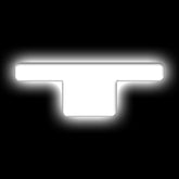 ORACLE Lighting Universal Illuminated LED Letter Badges - Matte White Surface Finish - T