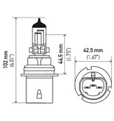 Hella Bulb 9004 12V 65/45W P29T T4625 +50