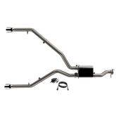 QTP 2019 + Ram 1500 CC/SB 5.7L Screamer 304 SS Cat Back Exhaust Split Rear Exit w/3in Tips