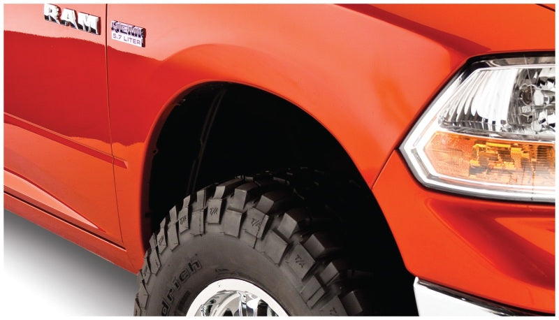 Bushwacker 10-18 Ram 1500 Fleetside Extend-A-Fender Style Flares 4pc 67.4/76.3/96.3in Bed - Black Bushwacker 10-18 Ram 1500 Fleetside Extend-A-Fender Style Flares 4pc 67.4/76.3/96.3in Bed - Black